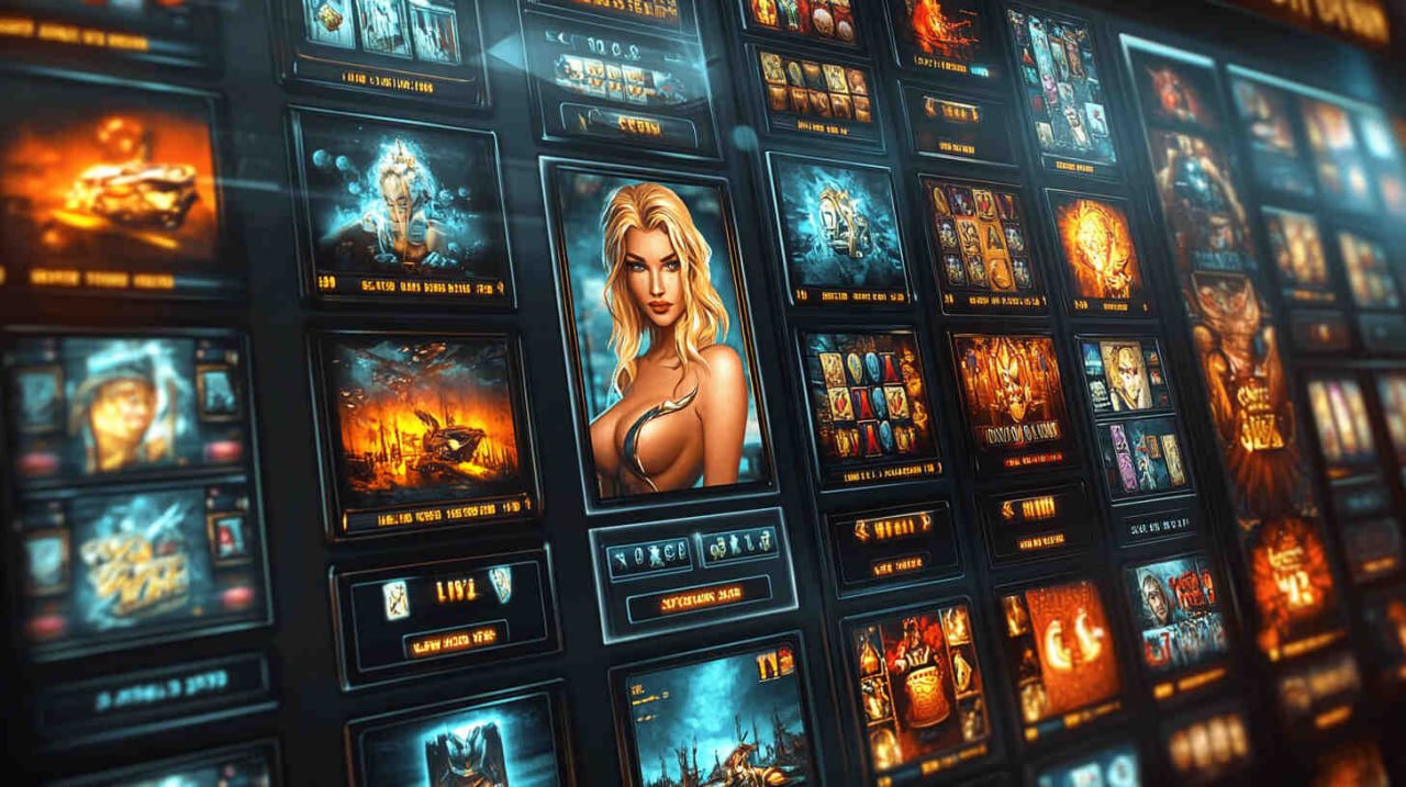 Dashboard permainan xlbola menampilkan slot games dan live dealer tables